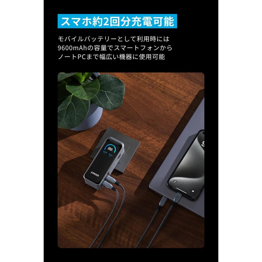 Anker Prime Power Bank (9600mAh, 65W, Fusion) (9600mAh 65W Anker Prime Power Bank (9600mAh, 65W, Fusion) (9600mAh 65W