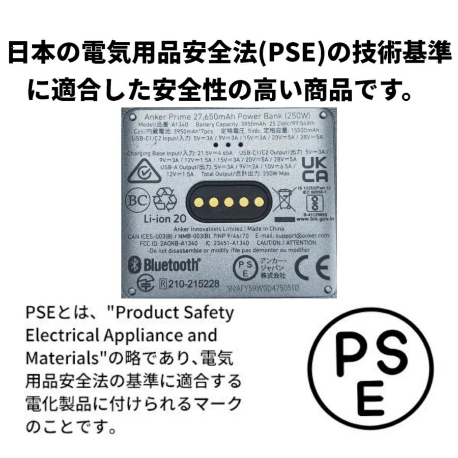 Anker Prime Power Bank (27650mAh, 250W) (モバイルバッテリー Anker Prime Power Bank (27650mAh, 250W) (モバイルバッテリー