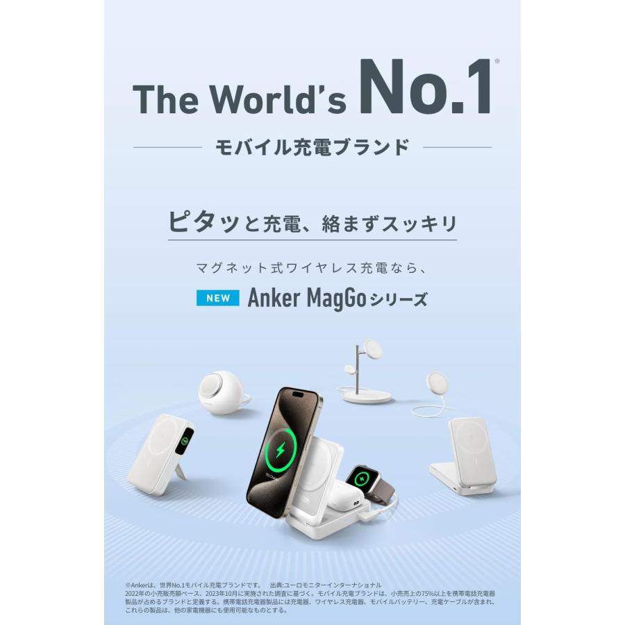 Anker MagGo Power Bank (10000mAh) モバイルバッテリー Qi2認証 ワイヤレス充電 最大出力15W MagSafe対応  iPhone 15 / 14 / 13シリーズ専用｜ankerdirect｜04