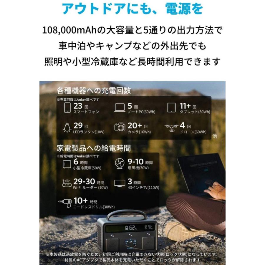 Anker PowerHouse II 400 (ポータブル電源 108,000mAh / 389Wh)純正弦