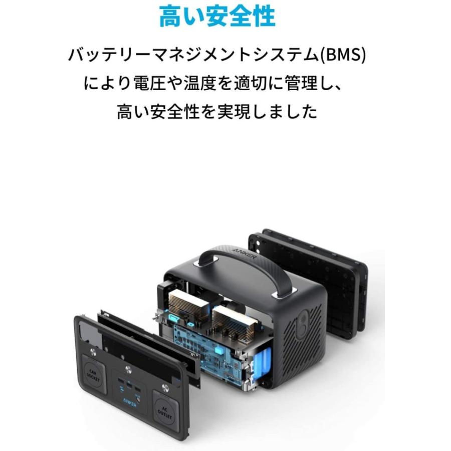 Anker PowerHouse II 400 (ポータブル電源 108,000mAh / 389Wh)純正弦波 AC300W / PD対応  60W入出力 / PowerIQ 3.0 (Gen2)搭載 / ◇PSE認証済 アンカー