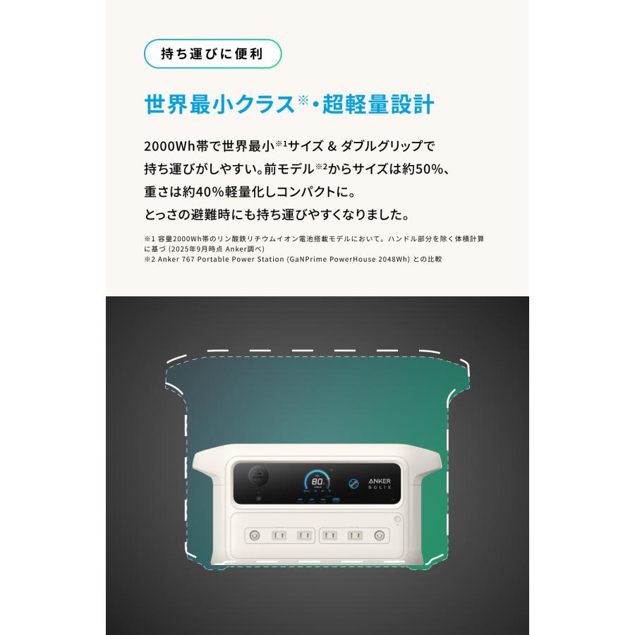Anker（アンカー） Anker Solix C2000 Gen 2 Portable Power Station