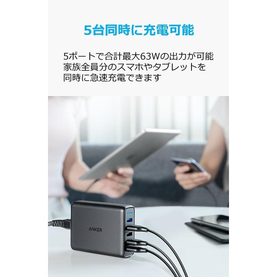 Anker（アンカー） 充電器 Anker PowerPort Speed 5 USB急速充電器 5 