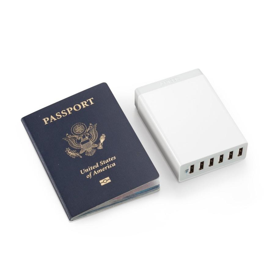 充電器 Anker PowerPort 6 USB急速充電器 6ポート 60WPowerIQ搭載 急速充電 iPhone iPad iPod Xperia Galaxy Nexus 3DS PS Vita ウォークマン他対応 アンカー | Anker | 04