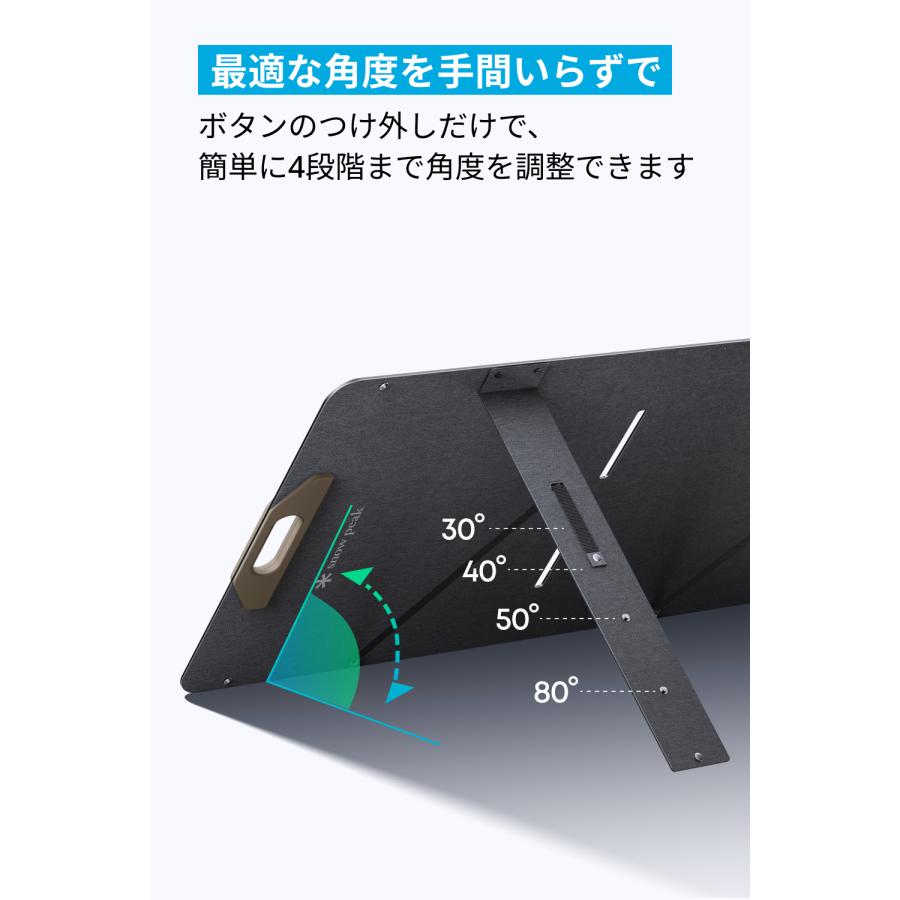 Anker Portable Solar Panel 100 ソーラーパネル 100W / Snow Anker Portable Solar Panel 100 ソーラーパネル 100W / Snow