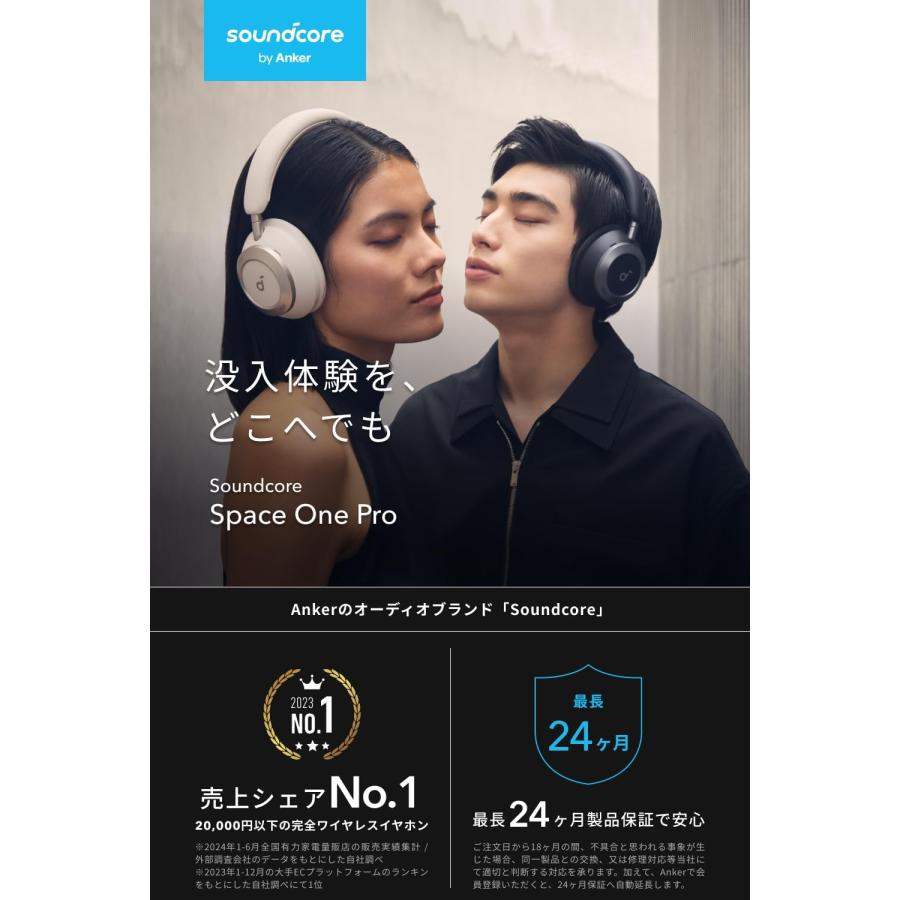 Soundcore(Anker) Anker Soundcore Space One Pro (Bluetooth Soundcore(Anker) Anker Soundcore Space One Pro (Bluetooth