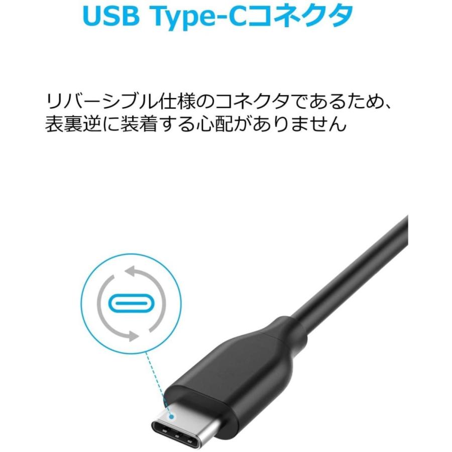 Anker USB Type C ケーブル PowerLine USB-C & USB-A 3.0 ケーブル Android 等 USB-C機器対応 テレワーク リモート 在宅勤務 0.9m アンカー｜ankerdirect｜07