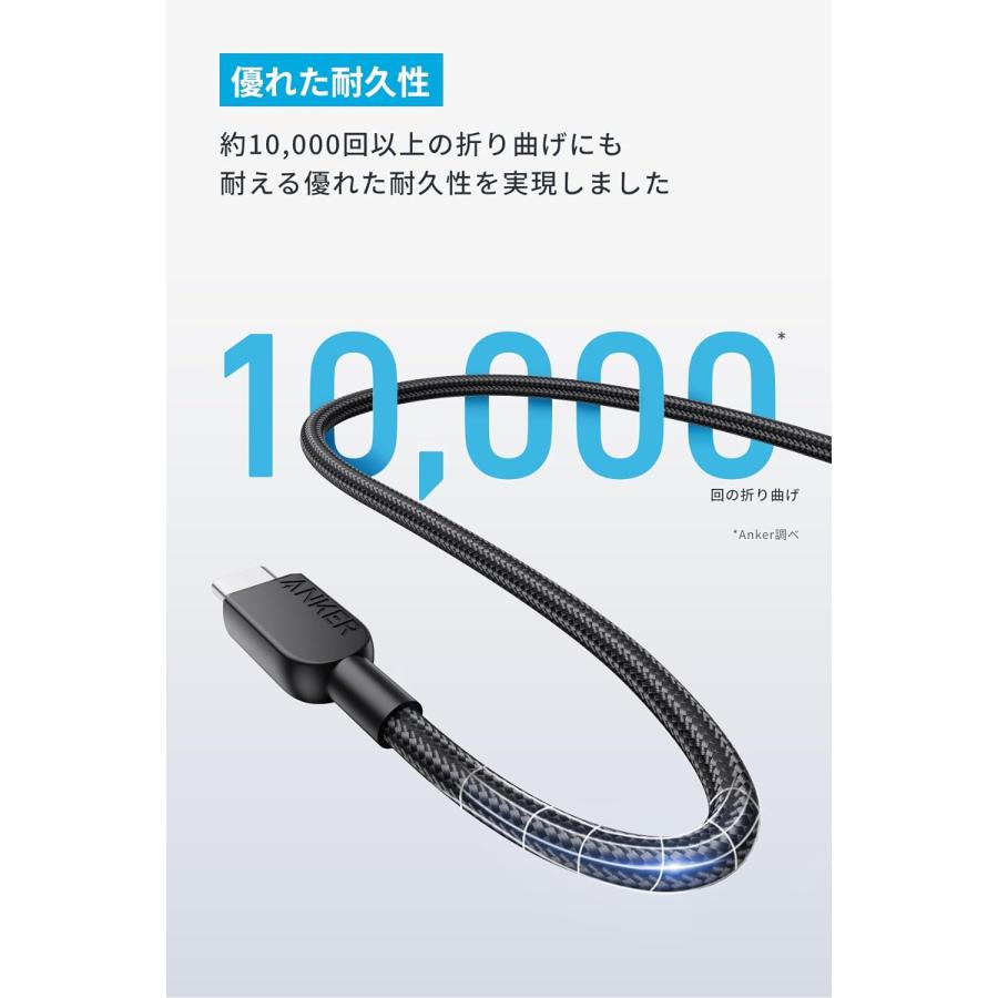 Anker（アンカー） Anker USB-C & USB-C ケーブル (高耐久ナイロン