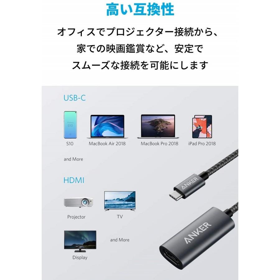 Anker USB-C & 変換アダプター 4K / 60Hz対応 Macbook Pro/MacBook Air/iPad Pro/Chromebook/Pixel/XPS/Galaxy 他対応 アンカー : a8312 : AnkerDirect - 通販 Yahoo!ショッピング