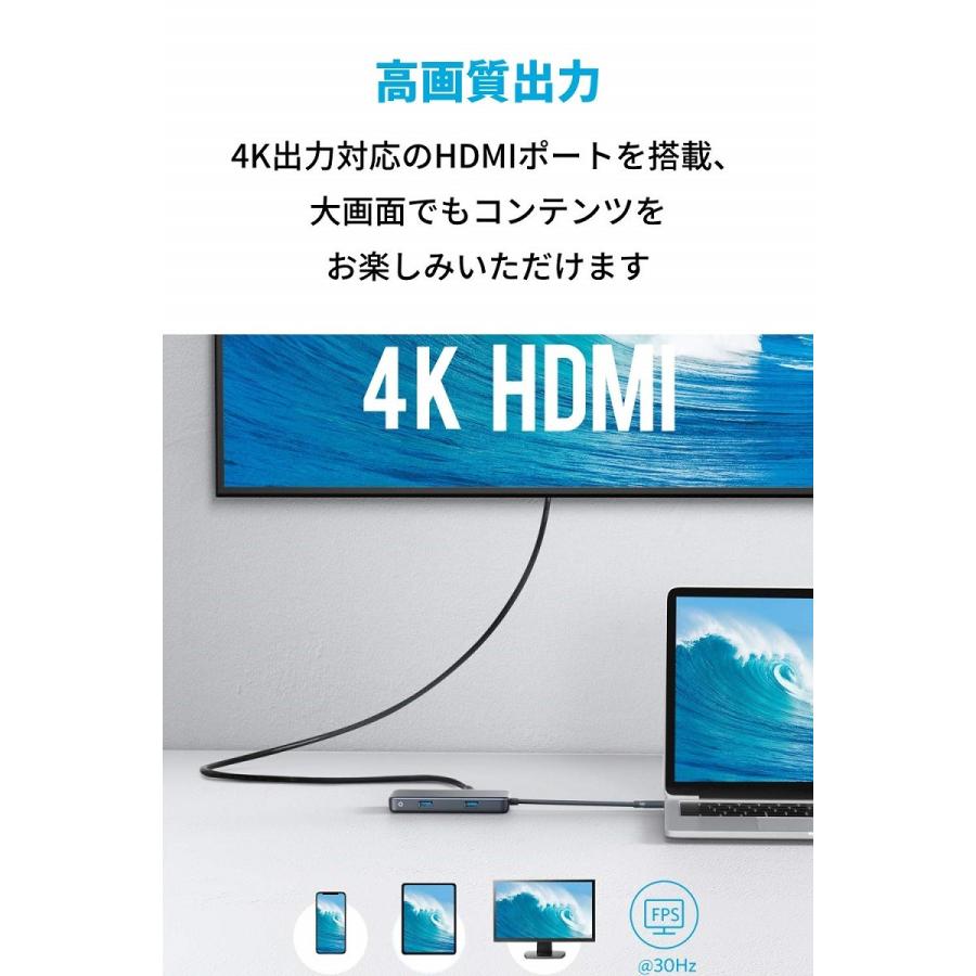 Anker PowerExpand+ 7-in-1 USB-C PD ハブ HDMI出力ポート 60W出力USB-Cポート イーサネット USB-Aポート2個 microSD＆SDカード搭載スロット アンカー｜ankerdirect｜05