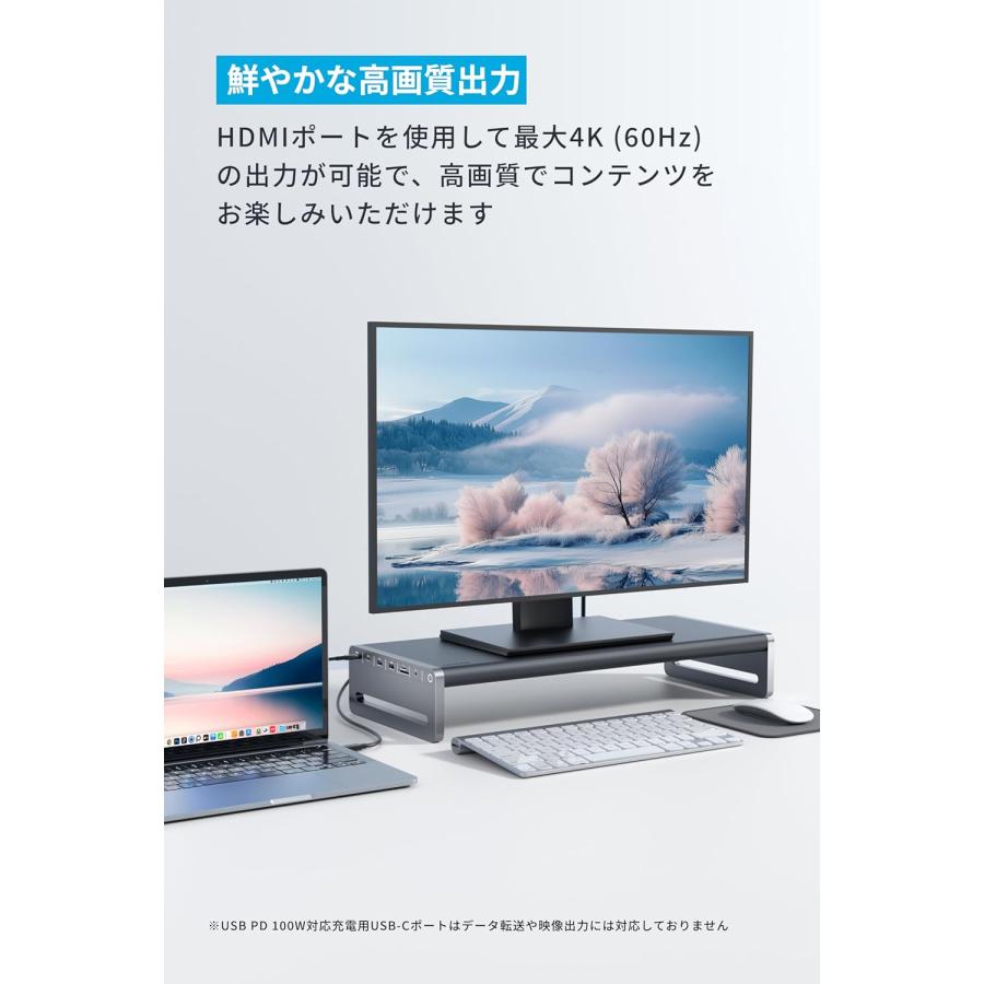 Anker USB-C ハブ (10-in-1, Monitor Stand) モニタースタンド Anker USB-C ハブ (10-in-1, Monitor Stand) モニタースタンド