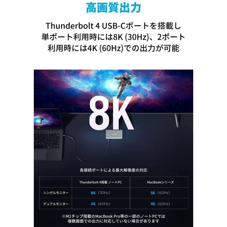 Anker PowerExpand 5-in-1 Thunderbolt 4 Mini Dock ドッキング 
