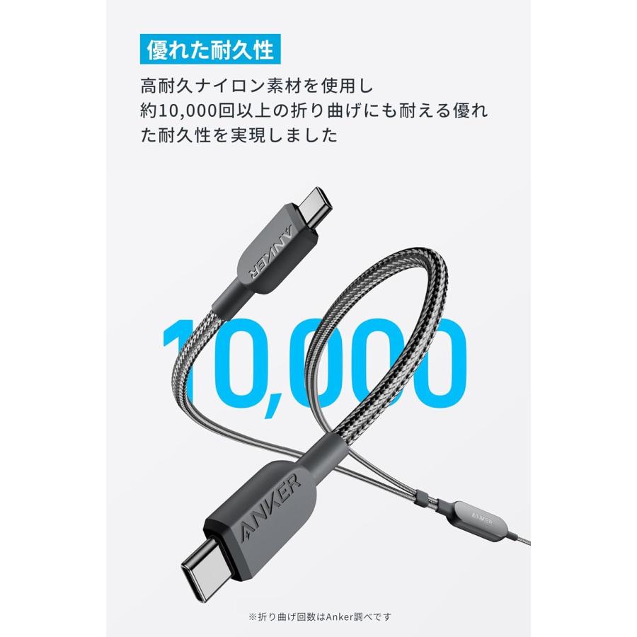 Anker USB-C ＆ ケーブル (2-in-1, 140W) 急速充電 USB 2.0
