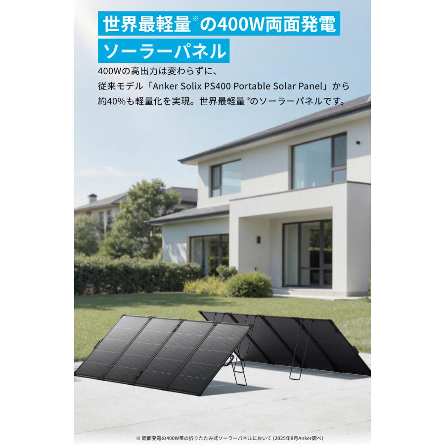②【ソーラーパネル】きなりファーム Anker Solix PS400 ②【ソーラーパネル】きなりファーム様 専用 Anker Solix PS400