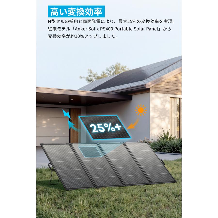 Anker（アンカー） Anker Solix PS400 Dual Portable Solar Panel 両面