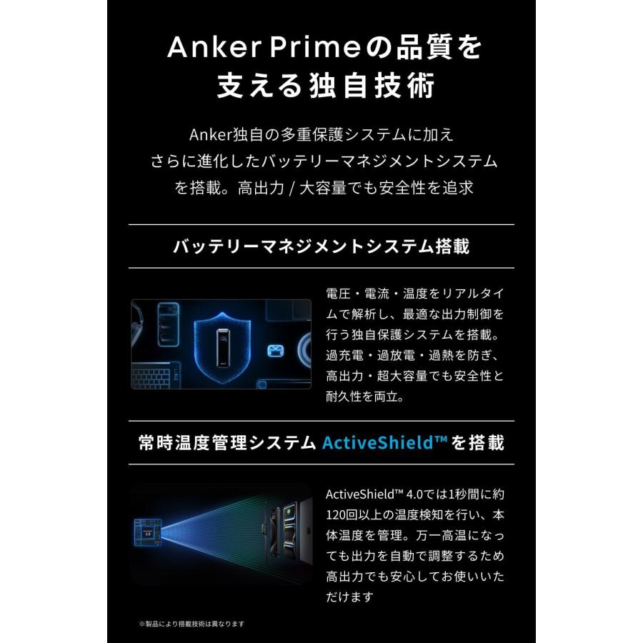 Anker Prime Power Bank (26250mAh, 300W) with Anker Prime Charging Base (150W, 3 Ports) ブラック | Anker | 07