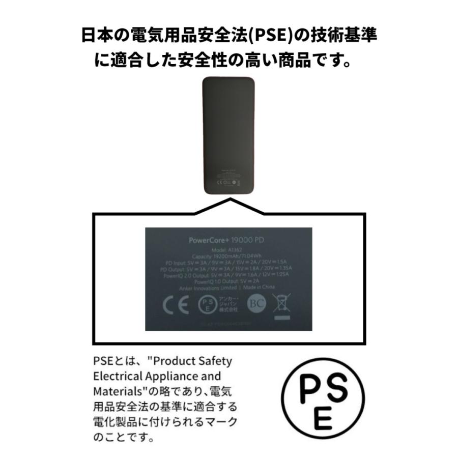 Anker モバイルバッテリー PowerCore+ 19000 PD 19000mAh PD対応