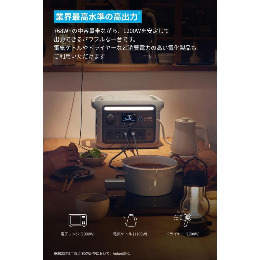 Anker（アンカー） Anker Solix C800 (768Wh) ポータブル電源 & Solix