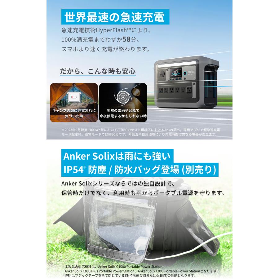 Anker Solix C1000 Portable Power Station with PS100 Compact Anker Solix C1000 Portable Power Station with PS100 Compact