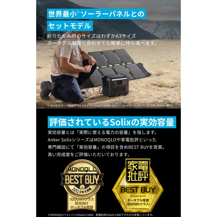 Anker（アンカー） Anker Solix C1000 Portable Power Station with