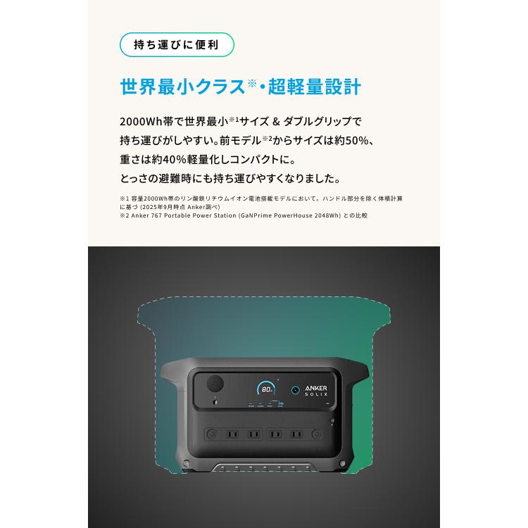 Anker（アンカー） Anker Solix C2000 Gen 2 Portable Power Station