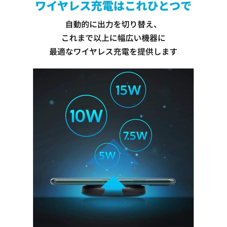 Anker（アンカー） Anker PowerWave II Pad ワイヤレス充電器 AC