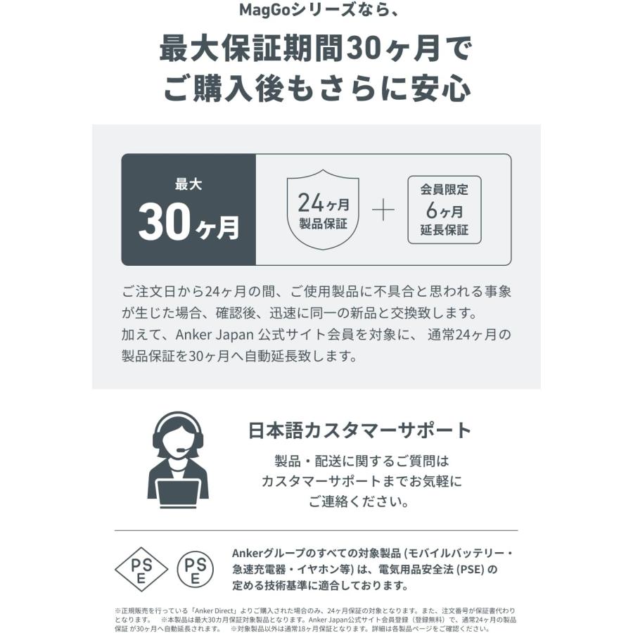 Anker MagGo Wireless Charging Station (Foldable 3-in-1) マグネット式 3-in-1 ワイヤレス充電ステーション/ワイヤレス出力/Apple Watchホルダー付 iPhone 15 | Anker | 09