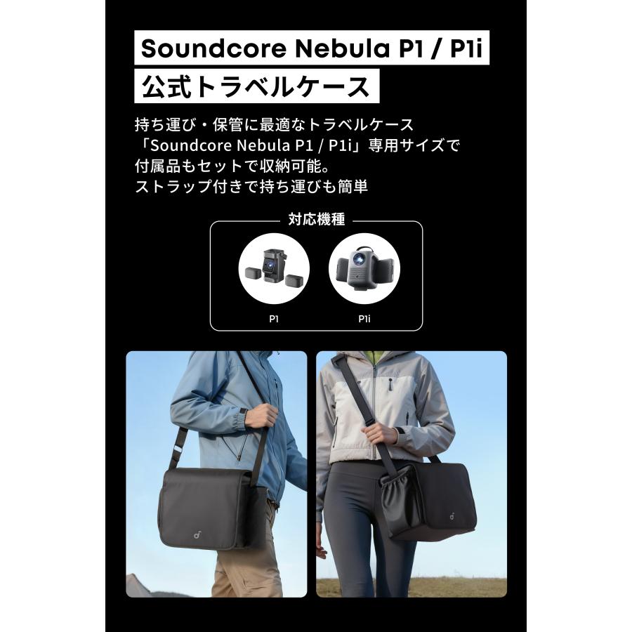 Nebula（Anker） Anker Soundcore Nebula P1 / P1i 公式トラベルケース