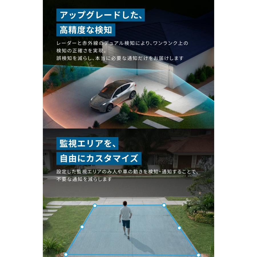 Anker Eufy (ユーフィ) eufyCam S3 Pro 1-Cam Kit（屋外用防犯カメラ）【ソーラー充電/顔認識AI技術 / 800万超高画素 / 4K画質 / 防犯対策/ワイヤレス対応】 | Anker | 05