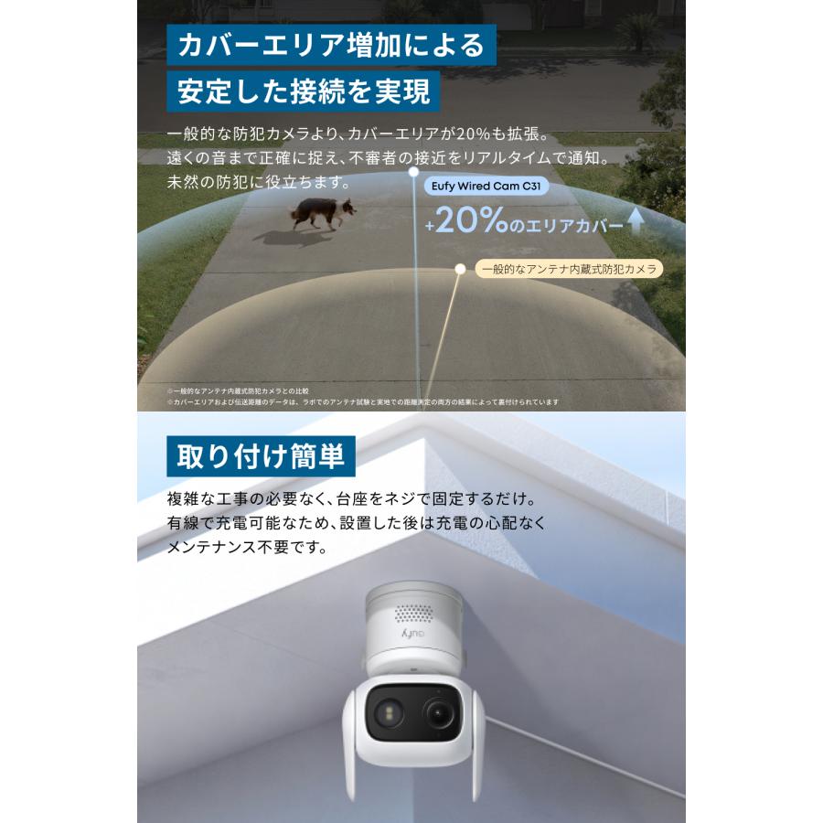 Anker（アンカー） Anker Eufy (ユーフィ) WiredCam C31 ホワイト