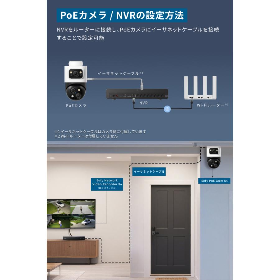 Anker（アンカー） Anker Eufy (ユーフィ) PoE Cam S4 (屋外用防犯