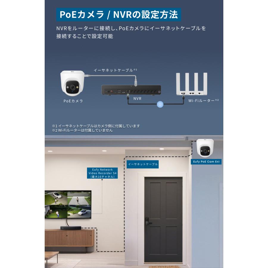 Anker（アンカー） Anker Eufy (ユーフィ)PoE Cam E41(屋外用防犯
