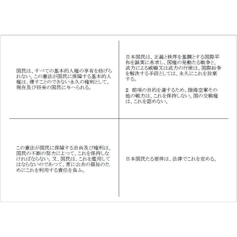 日本国憲法の暗記法 ｐｄｆファイル 及び暗記カード ｐｄｆファイル Anki3 暗記 ストア 通販 Yahoo ショッピング
