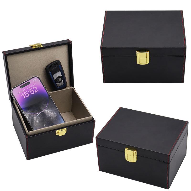 リレーアタック 防止 スマートキー ボックス 電波遮断 キー 2個 収納