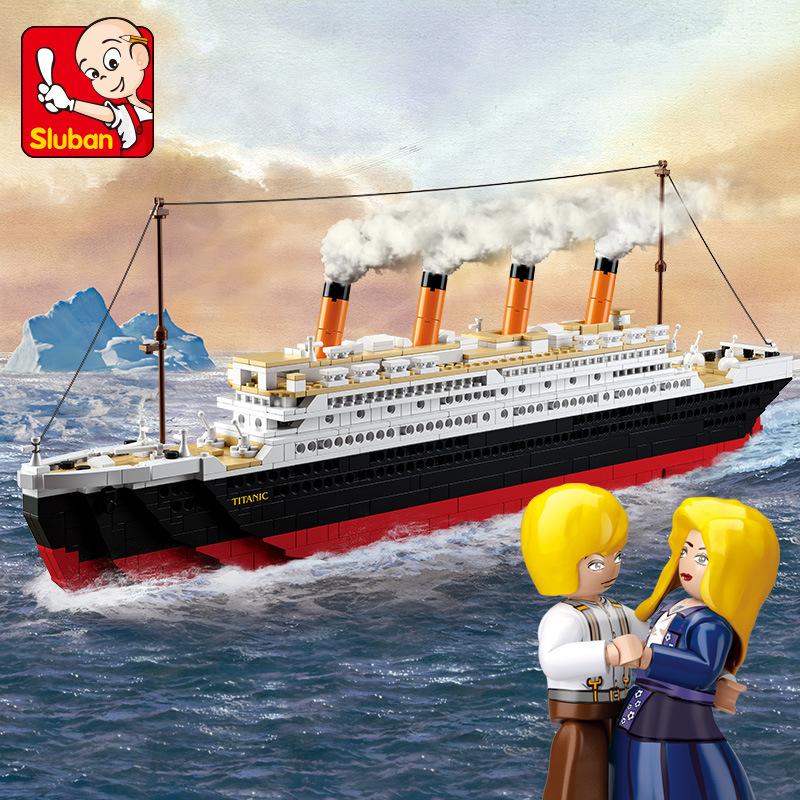 LEGO（レゴ） ブロック 互換品 タイタニック 船 クルーズ船 クリスマス