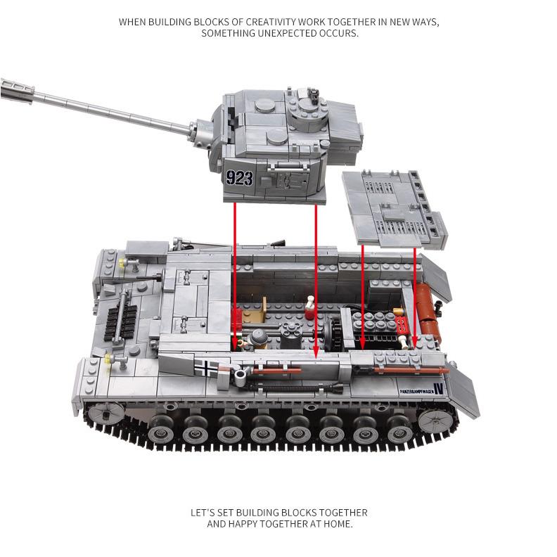 レゴ Lego 互換 ミリタリー 軍隊 戦車 ドイツ Iv 戦車 Ww2 プレゼント 戦場 お誕生日 クリスマス ギフト Lego3 安吉問屋 通販 Yahoo ショッピング