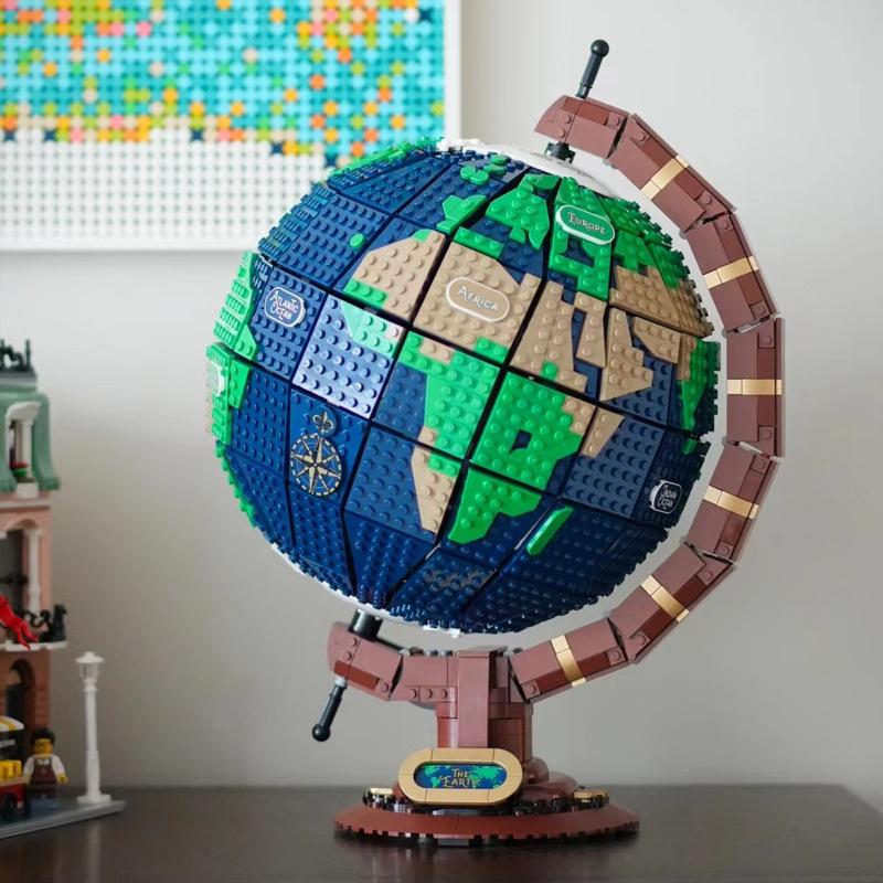 LEGO（レゴ） 互換 アイデア 地球儀 66980 おもちゃ ブロック 男の子 女の子 大人レゴ 互換品 クリスマス 誕生日 : 安吉問屋 ...
