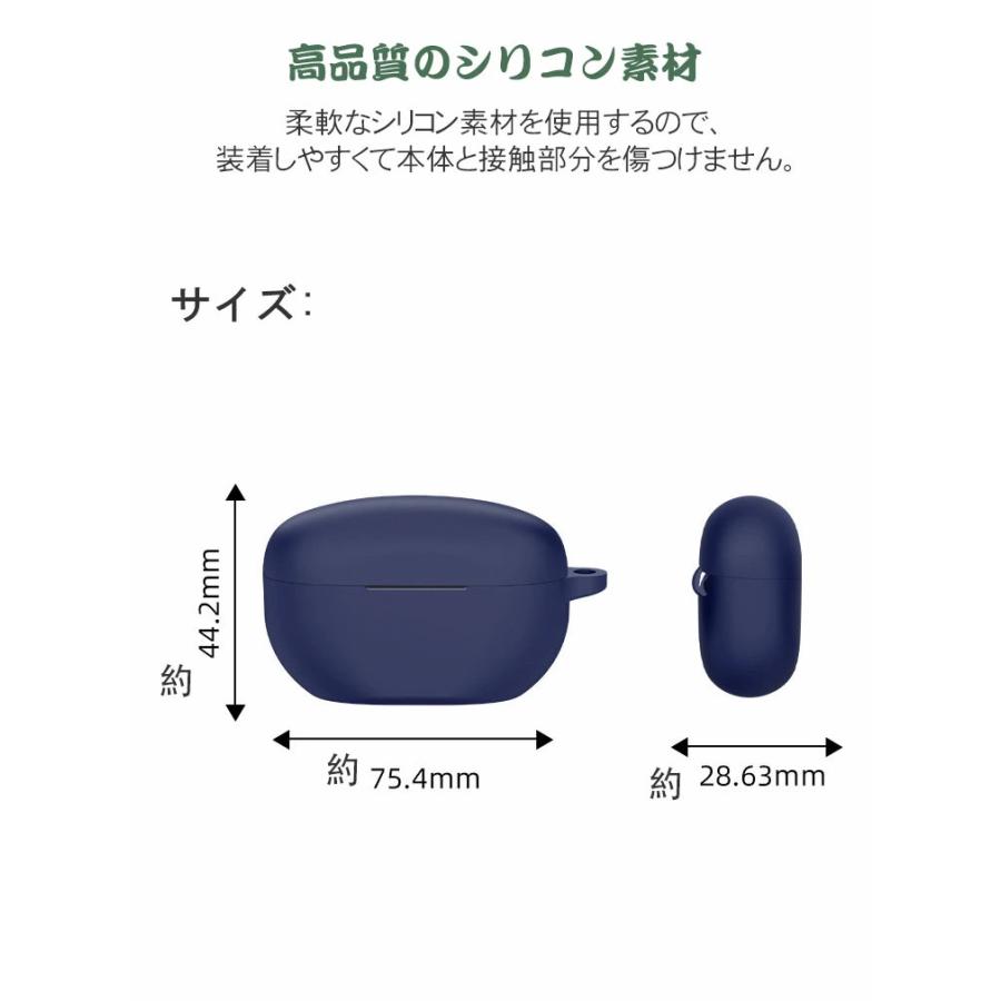 Sony WF-1000XM5 ケース ソニー そにー シリコン カバー カラビナ イヤホンアクセサリー ノイズキャンセリングイヤホン ノイキャン かわいい おしゃれ シンプル｜ankichi-donya｜09