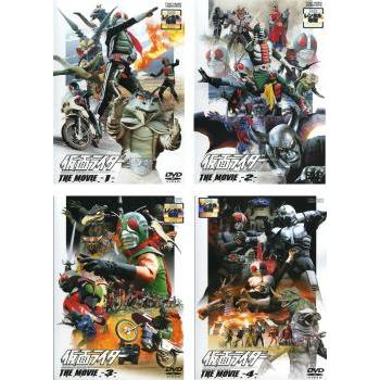 仮面ライダー THE MOVIE 全4枚 1、2、3、4▽レンタル用 セット 中古