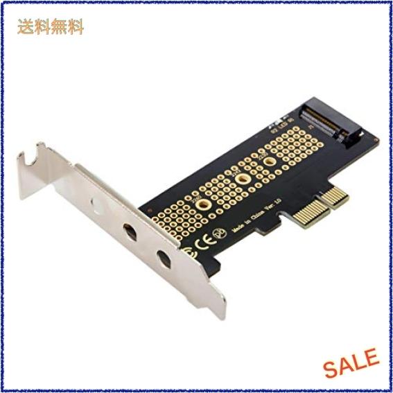 Xiwai ロープロファイル PCI-E 人気海外一番 3.0 x1 レーン - M.2 SSD NGFF 新作通販 Nvme PCI Express AHCI M-Key アダプターカード