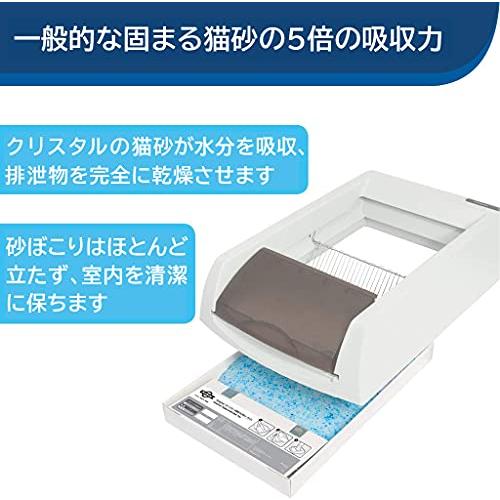 PetSafe スクープフリー ウルトラ 猫 トイレ ネコ 自動 トイレ 自動清潔 旅行 猫のトイレ手間なし 猫用トイレ本体 臭わない 砂をすく トイレ