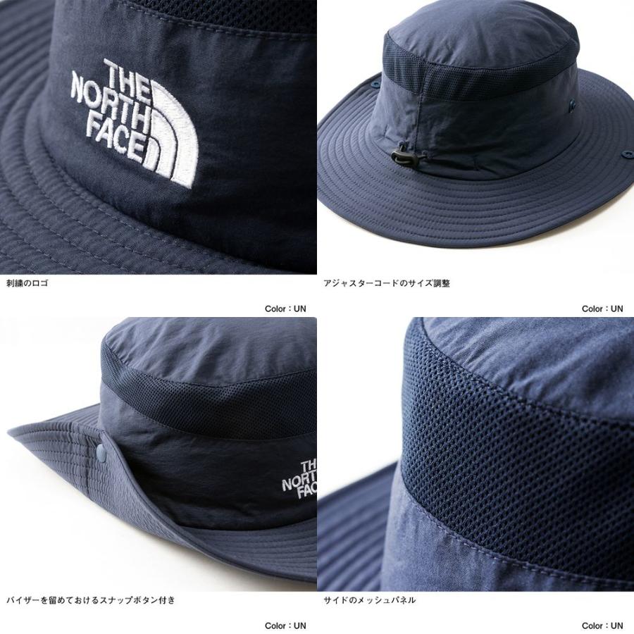 ザ ノースフェイス キッズ 帽子 ハット キッズサンシールドハット THE NORTH FACE NNJ02007 子供用 日差し防止 UVケア 撥水 送料無料(ネコポス便)｜ann-inter｜02