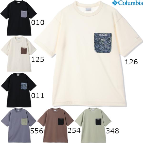 Columbia（コロンビア） Tシャツ メンズ 半袖 ポケット付 速乾 オムニ