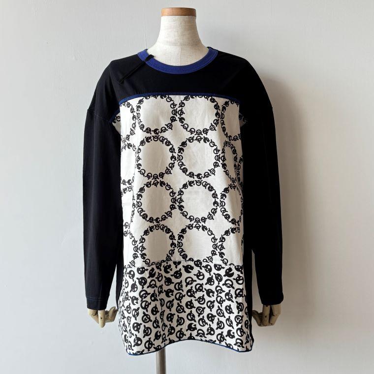 長袖チュニックアルベロベロオレボレブラワンピースリバーシブル春服