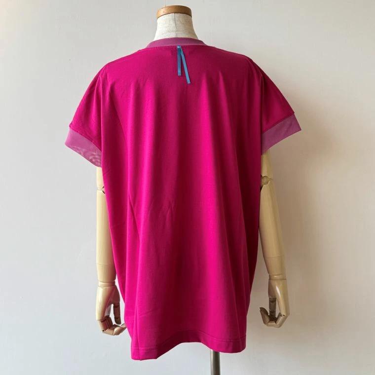 オレボレブラ　アルベロベロ　ぶたさん　チュニック　カットソー　ピンク　スタッズ ALBEROBELLO 【30％OFF SALE】アルベロベロ(Alberobello