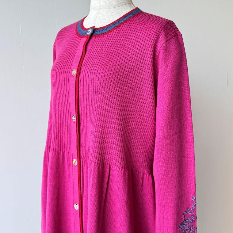 OLLEBOREBLA アルベロベロ ニット ロングカーディガン ぶたさん ALBEROBELLO 【20％OFF SALE】アルベロベロ(Alberobello)オレボレブラ