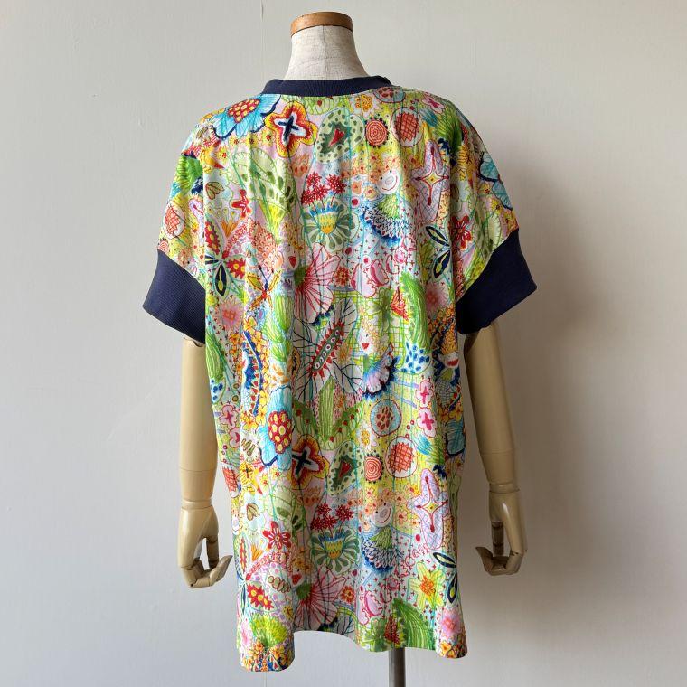 アルベロベロ　オレボレブラ　ブタさんとお花　ワンピース　チュニック アルベロベロ オレボレブラ ブタさんとお花 ワンピース