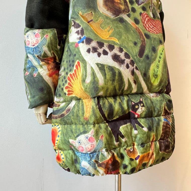 ALBEROBELLO 【40％OFF SALE】アルベロベロ(Alberobello) Catプリント