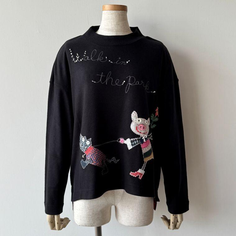 美品【アルベロベロ】オレボレブラ　ぶたさん　ピノキオ　パンツ　黒 楽天市場】アルベロベロ(Alberobello)オレボレブラぶたさん刺繍入り