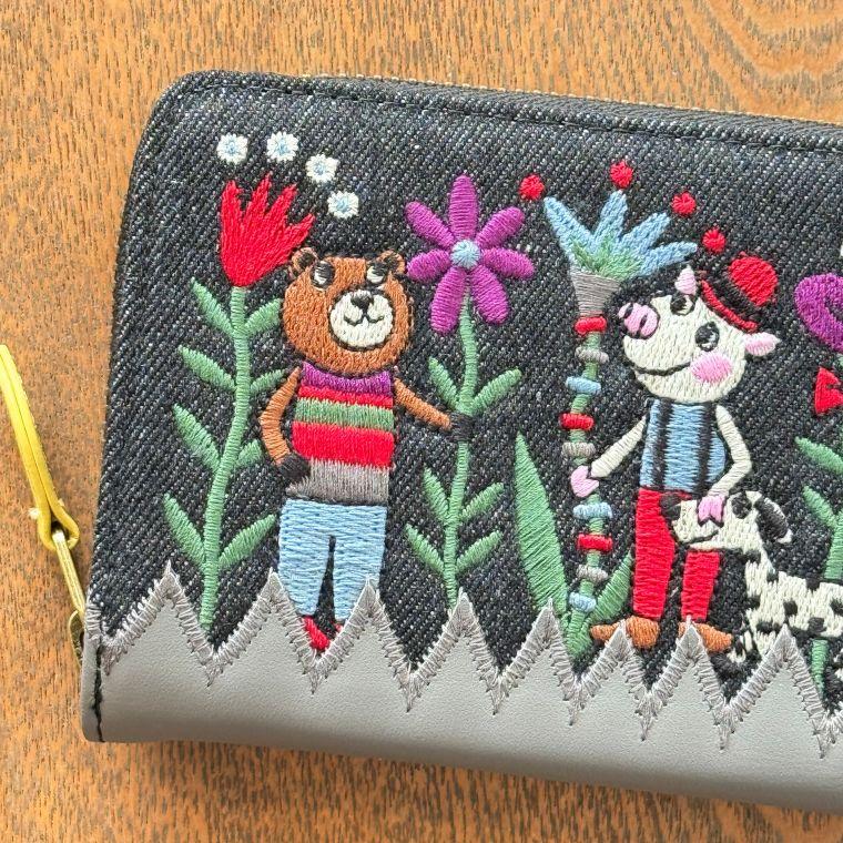olleborebla 30周年 anniversary デニム ぶたさん 刺繍 ALBEROBELLO 【10％OFF SALE】アルベロベロ(Alberobello)オレボレブラ